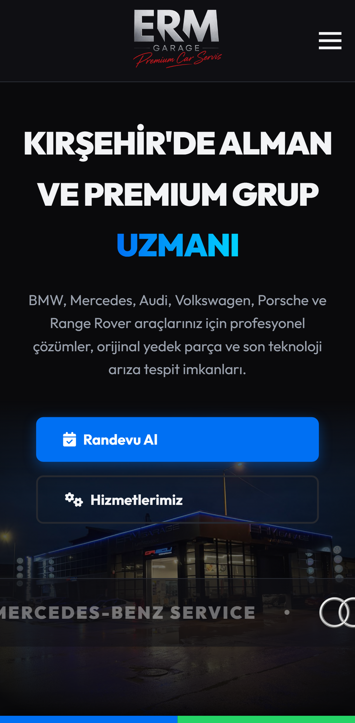 ERM Auto Service Mobil Görünüm